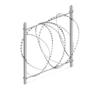 Спиральный барьер безопасности СББ 500-62-5 АКЛ